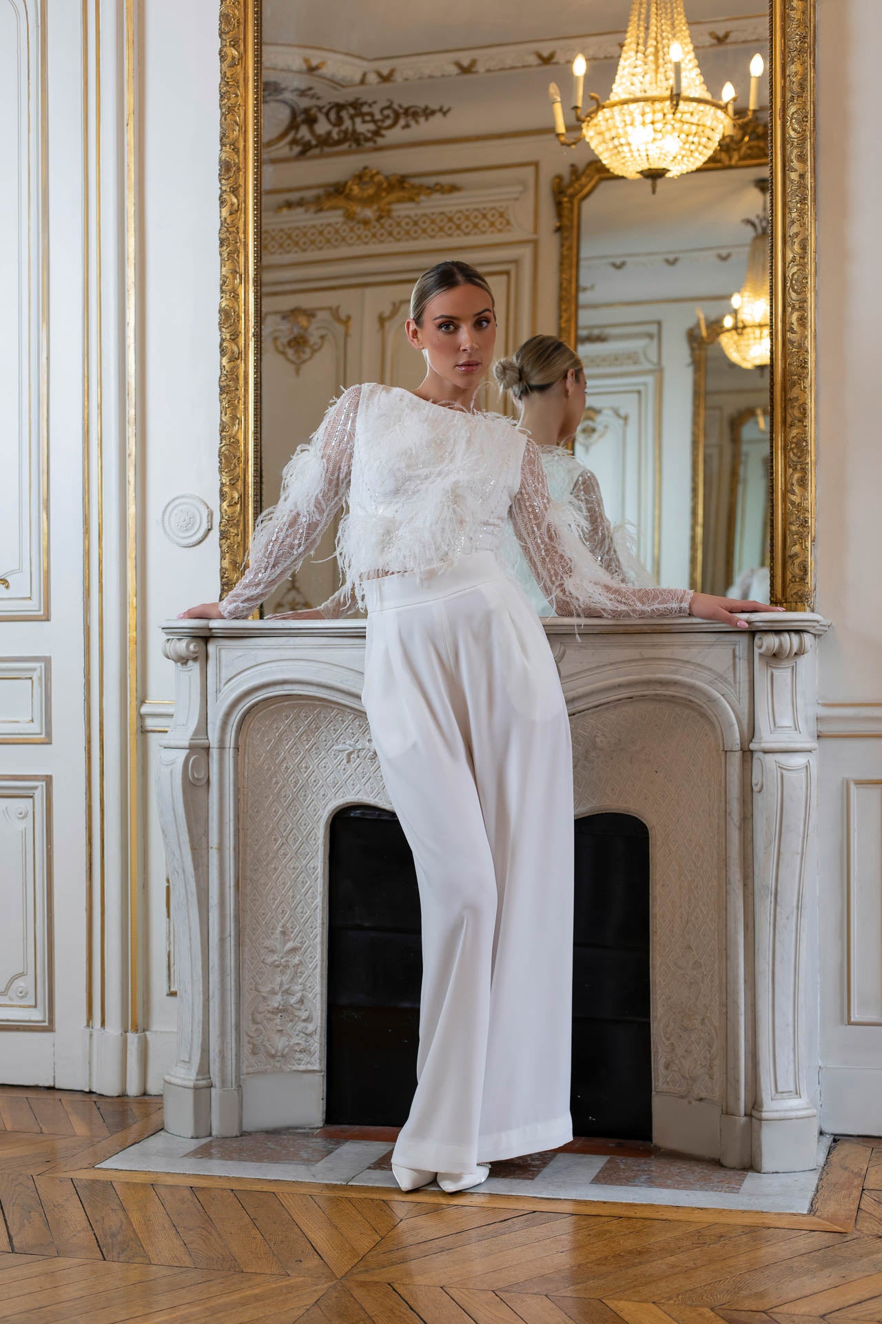 White Swan Body: White Wedding Bodysuit