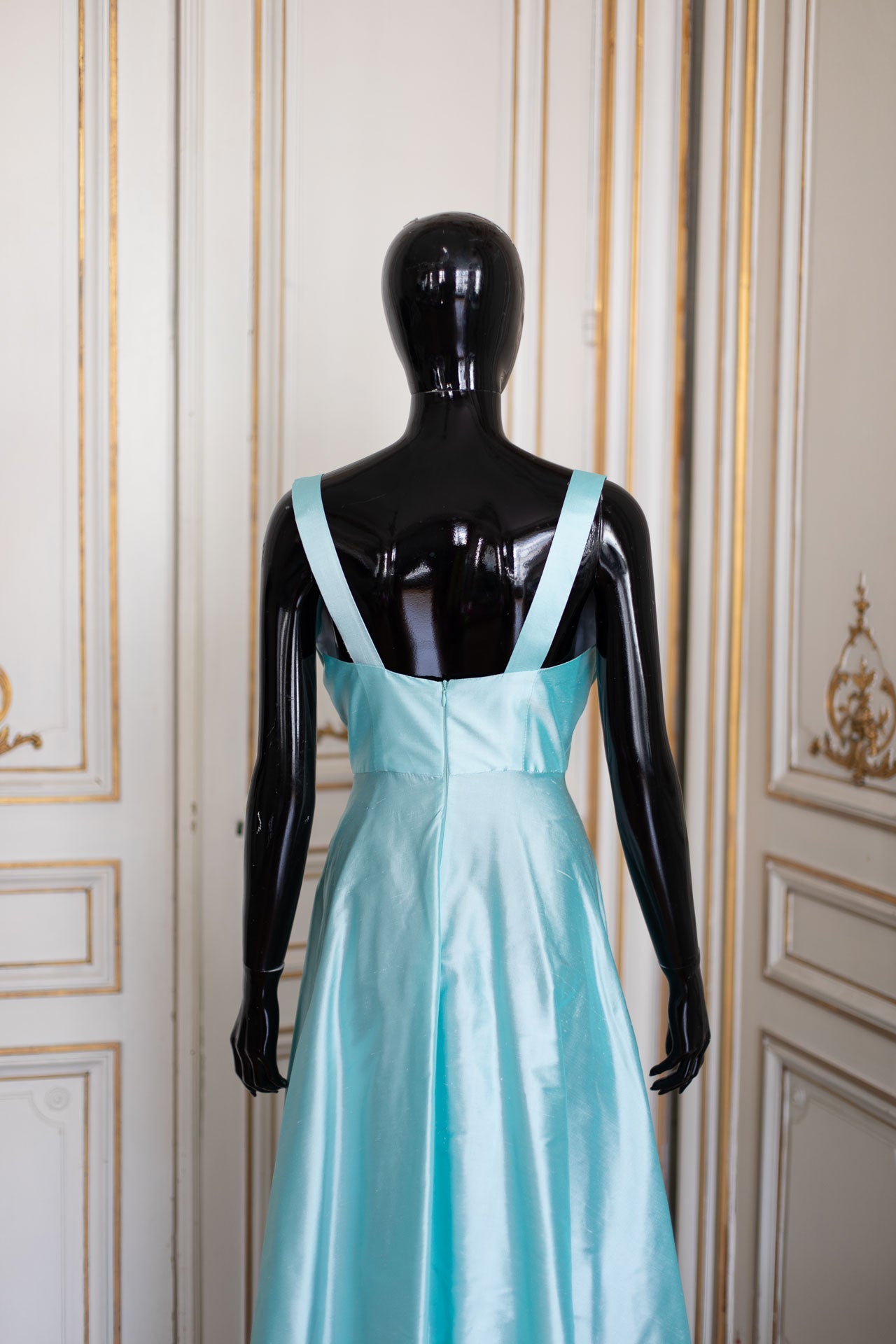 Minty Silk Gown