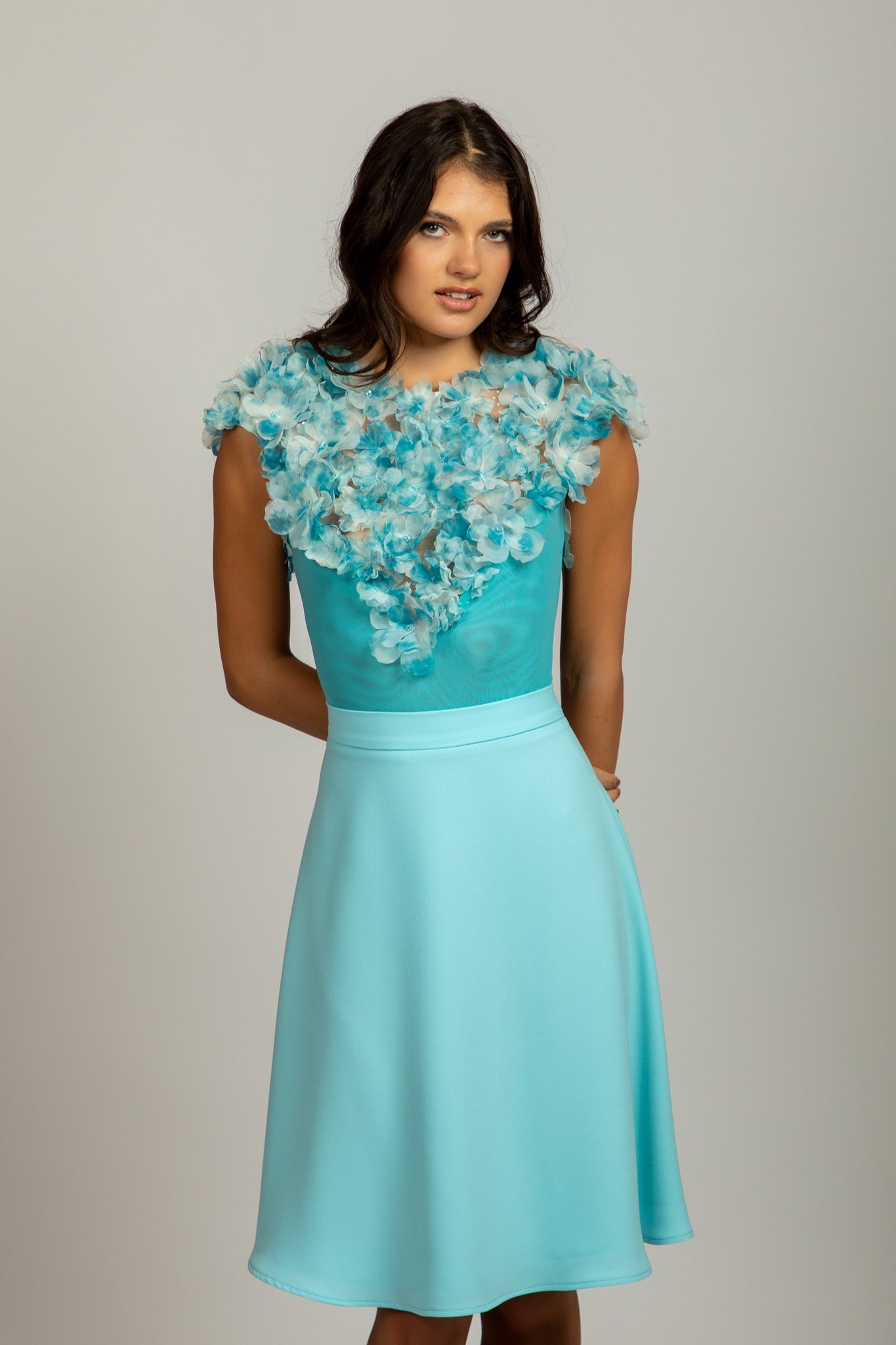Aqua Blue Skirt