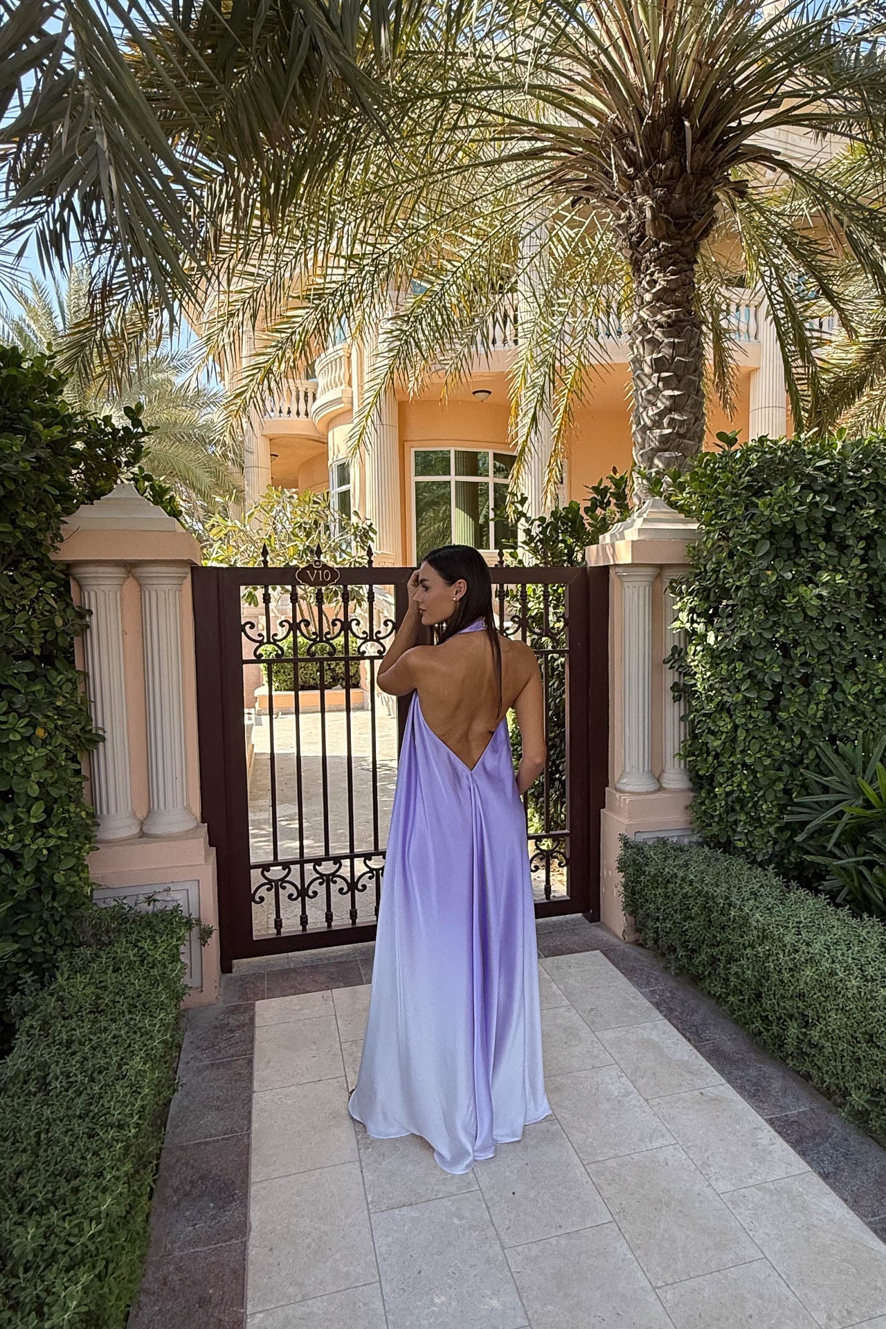 Coral Purple Aphrodite Dress