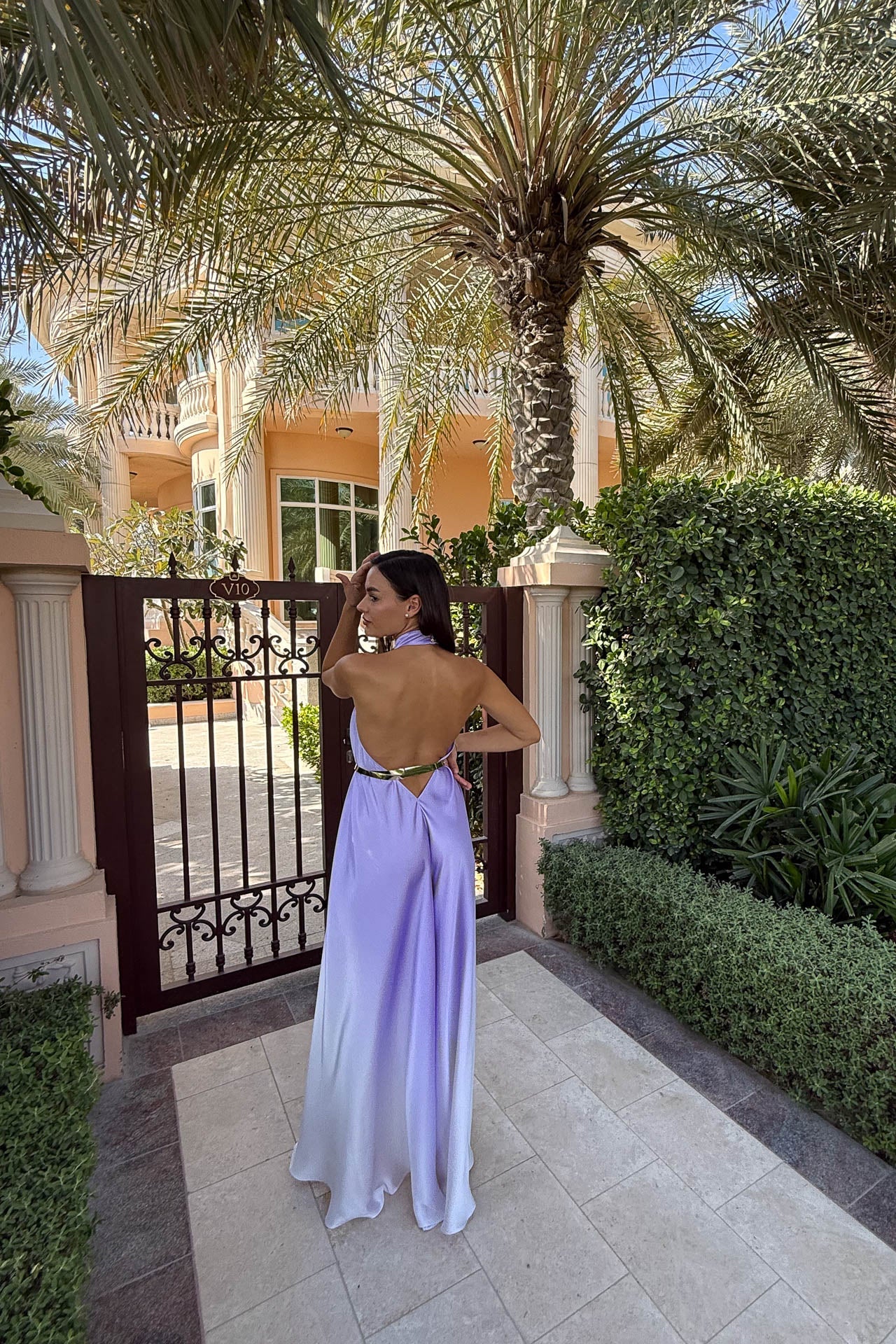 Coral Purple Aphrodite Dress