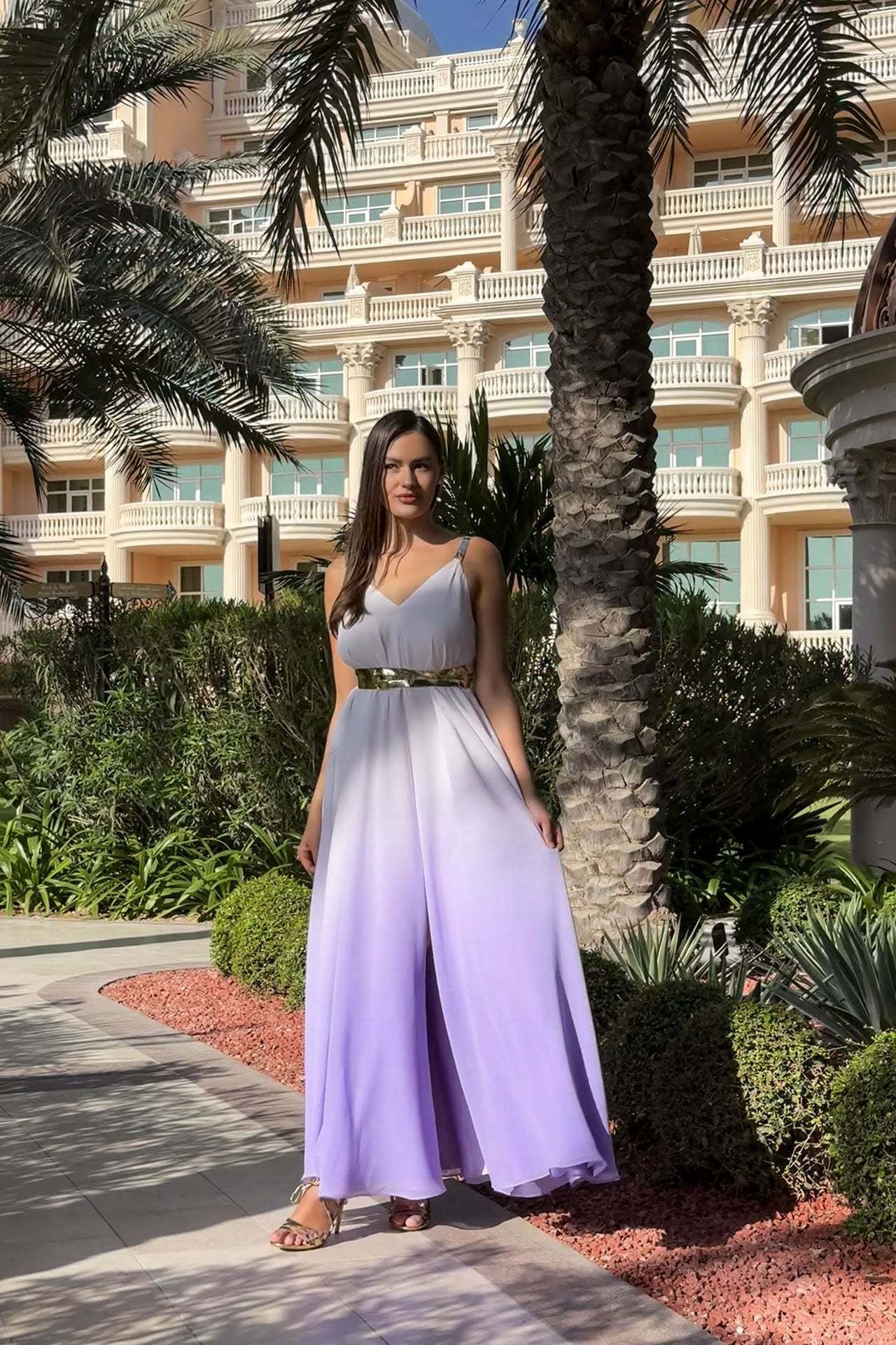 purple and coral bridesmaid dresses Coral, Canary and Iris Bridesmaids Dresses