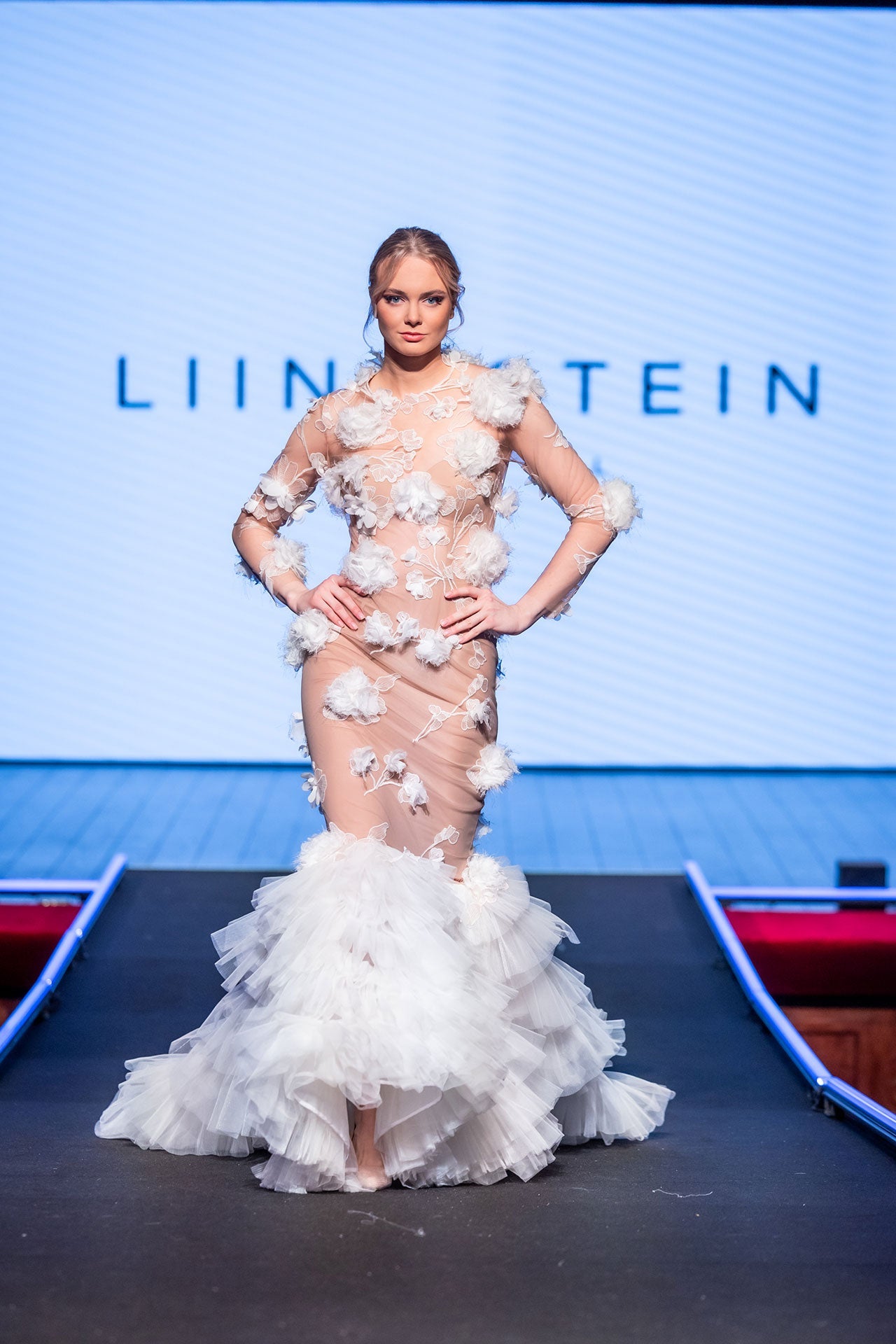 Fluffy Dreamflower Gown: Mermaid Style Wedding Dress