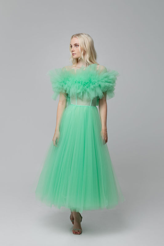 Green Haystack Dress