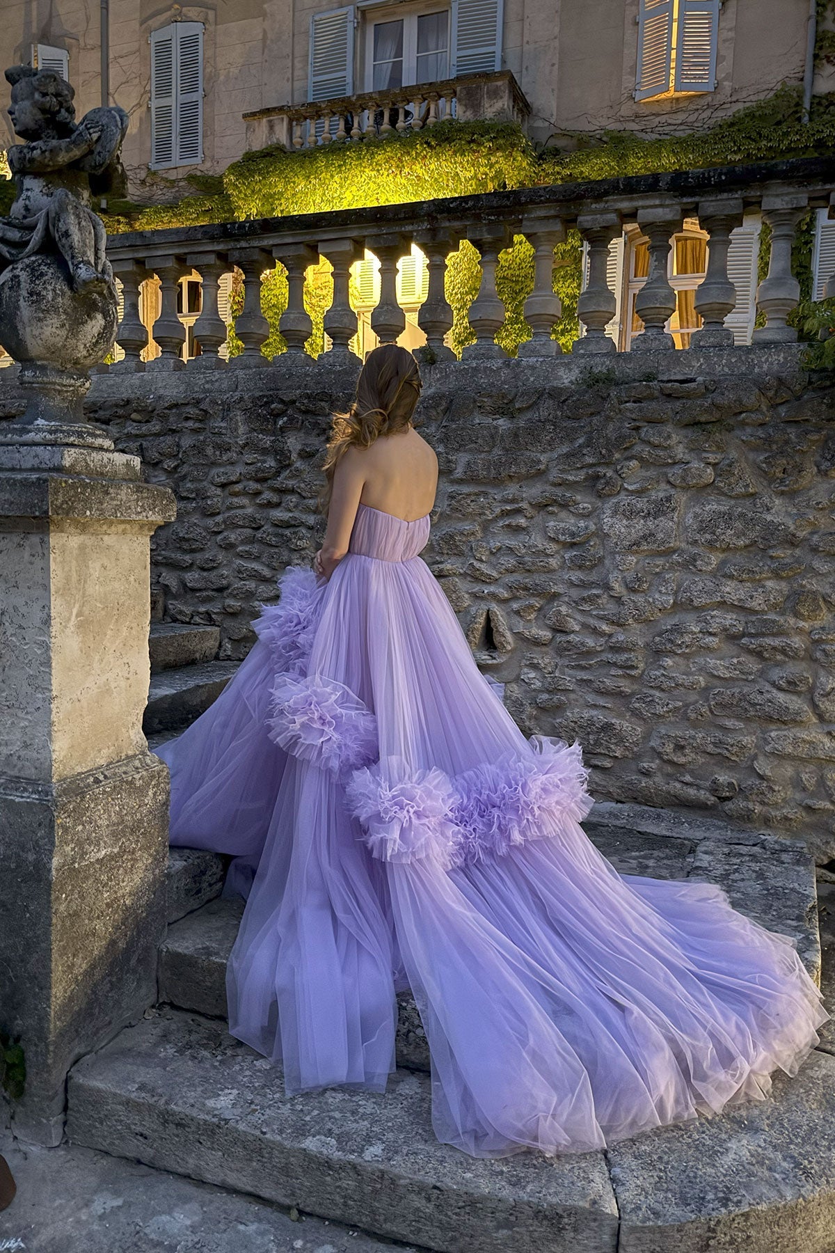 Purple Fairytale Tulle Dress: +100 Meters of Tulle