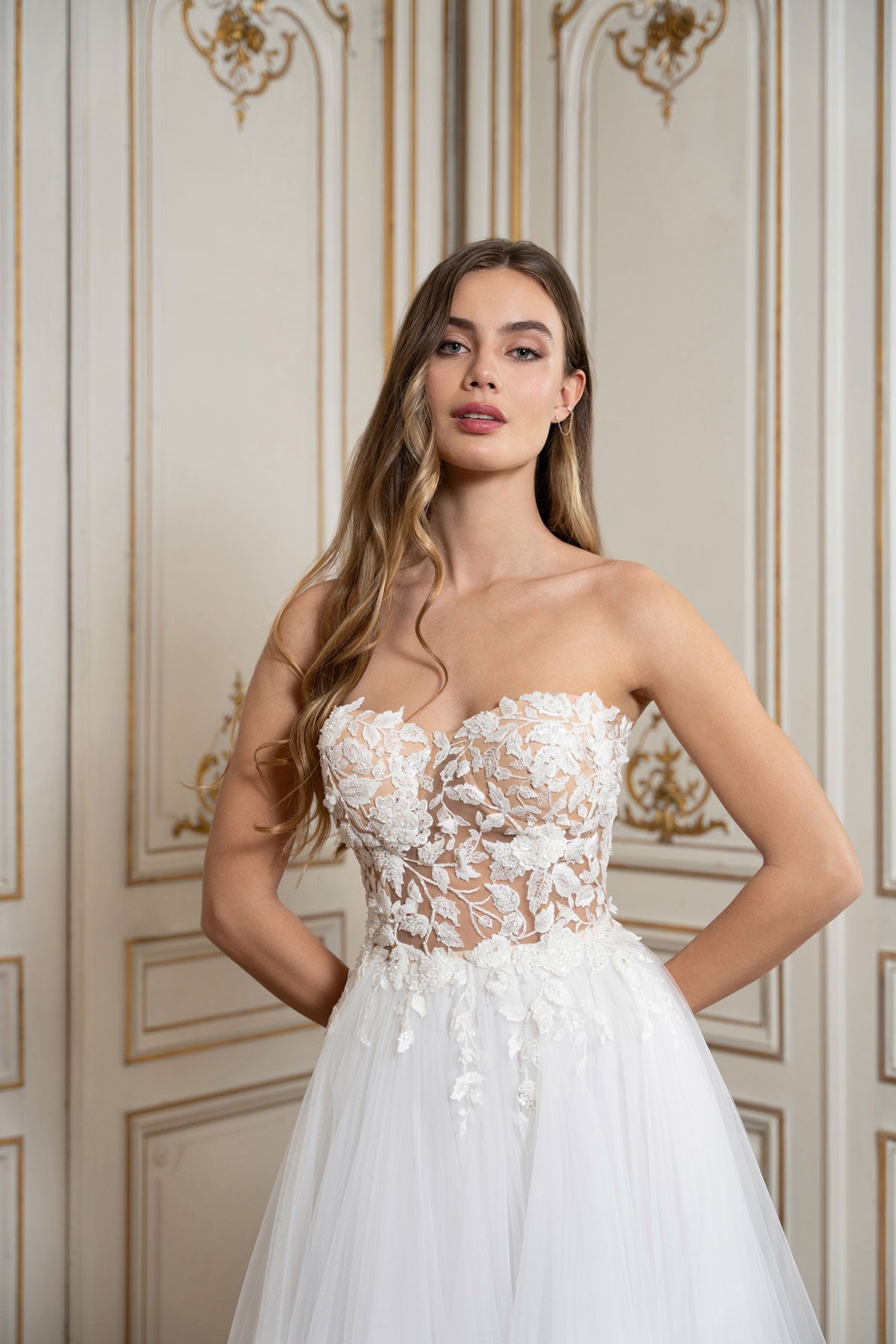 Celine Gown: Corset Wedding Dress