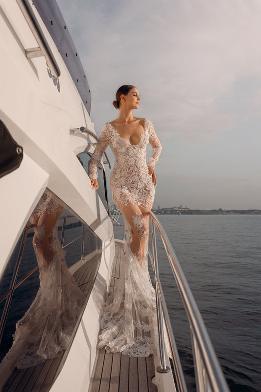 Aphrodite:  A lace mermaid