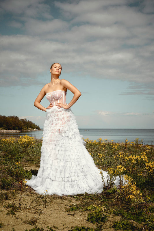 Santa Barbara: Avant-garde Wedding Gown