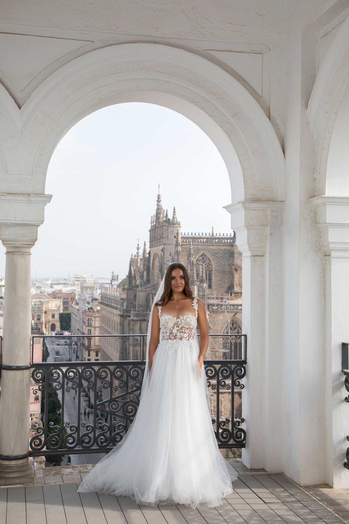 Coralie Gown : Lace Shoulder Straps