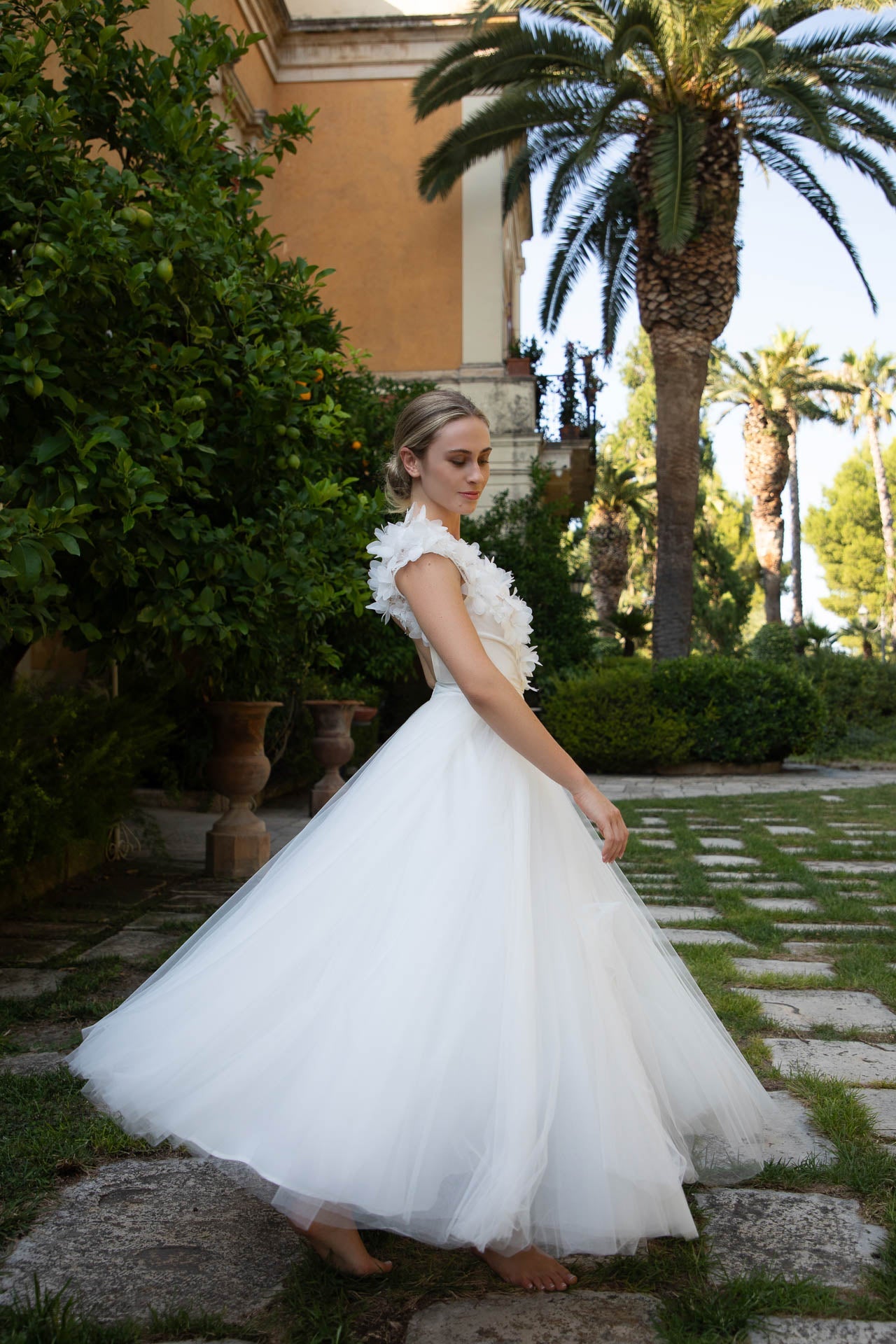White Tulle Skirt