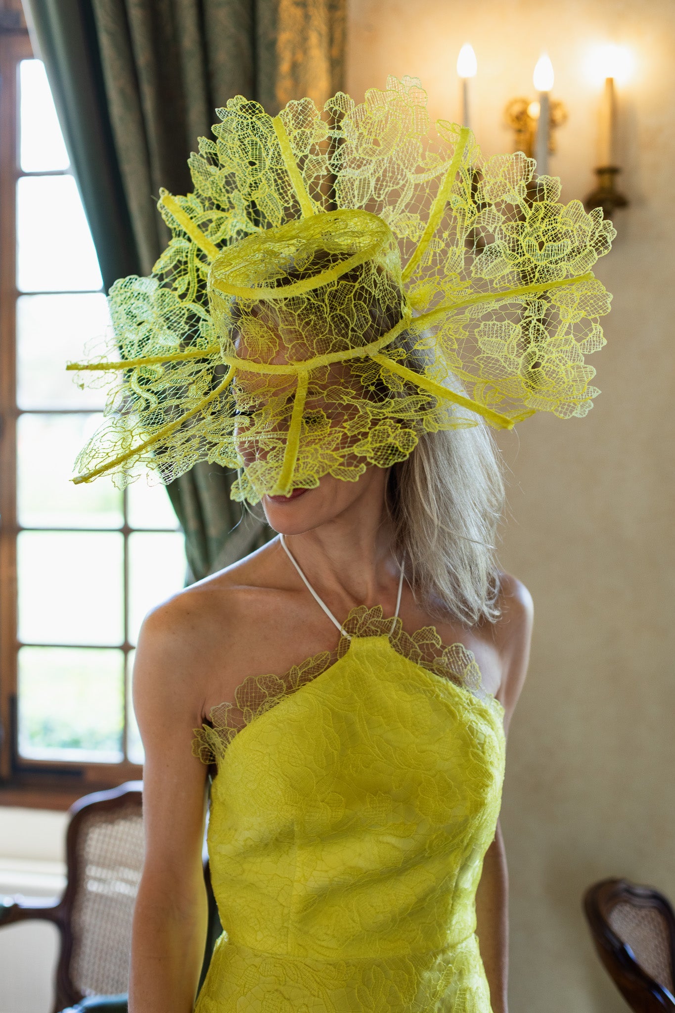 Yellow Fleur Sauvage Dress