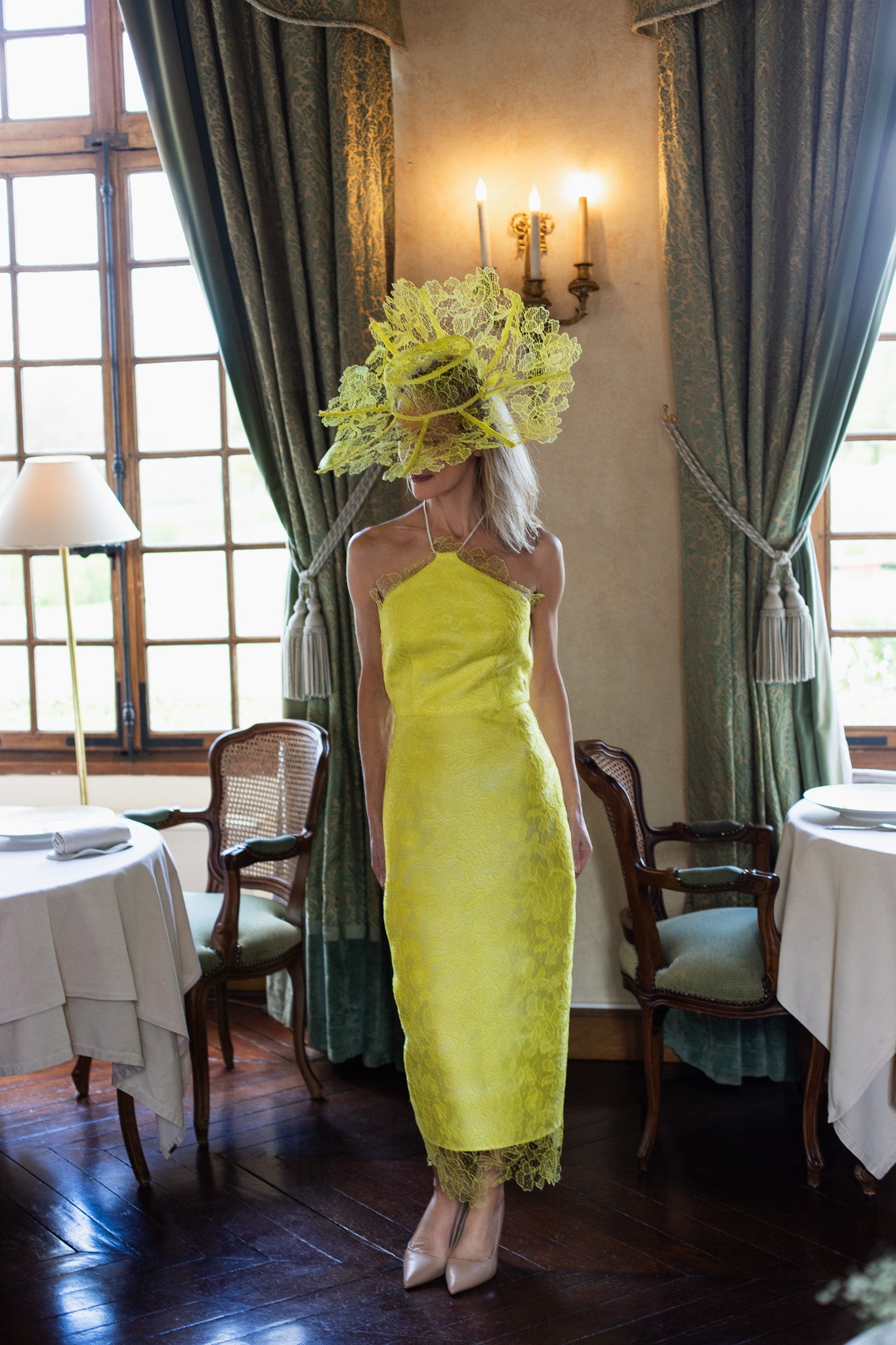 Yellow Fleur Sauvage Dress