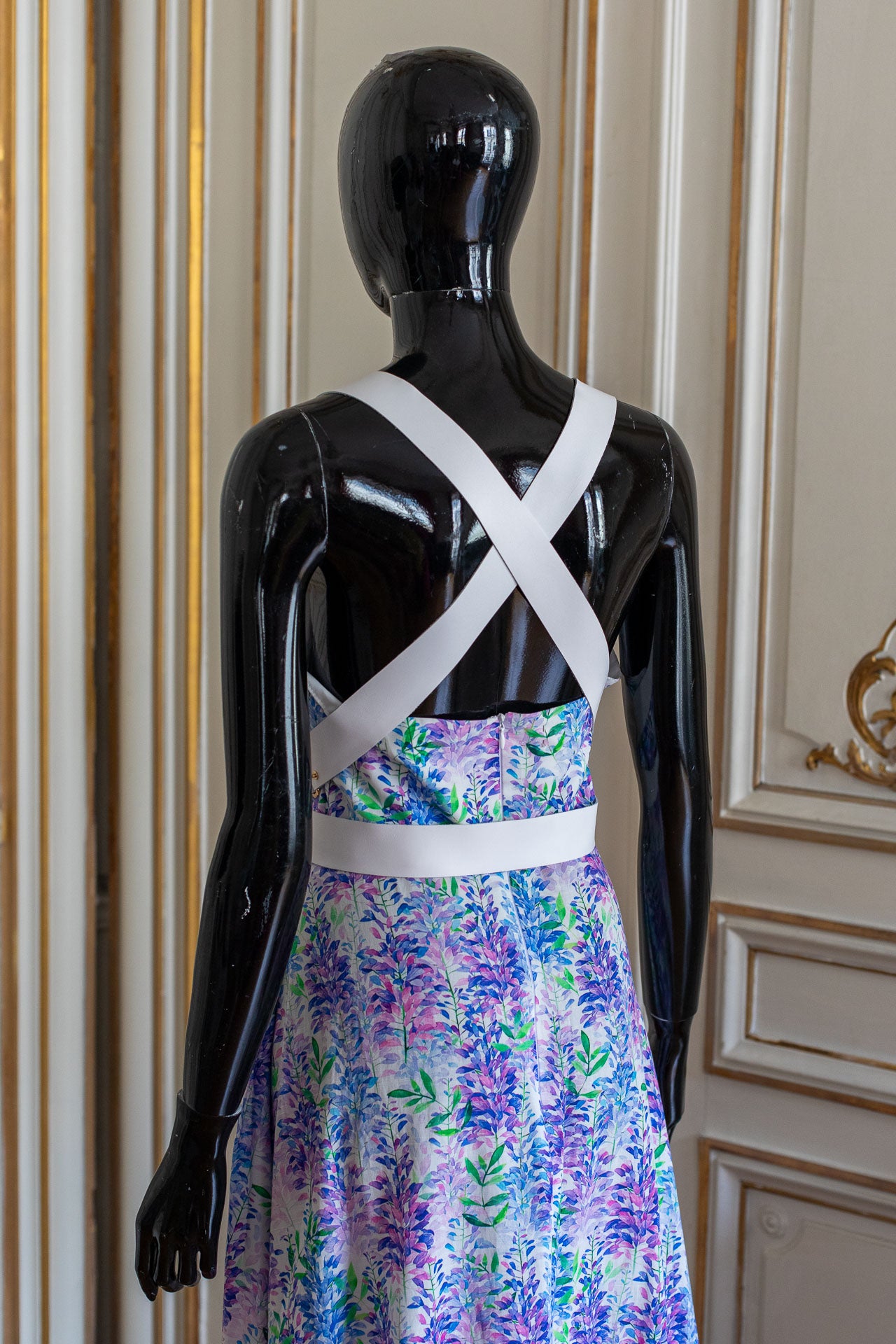 Heather Leather Strap Dress