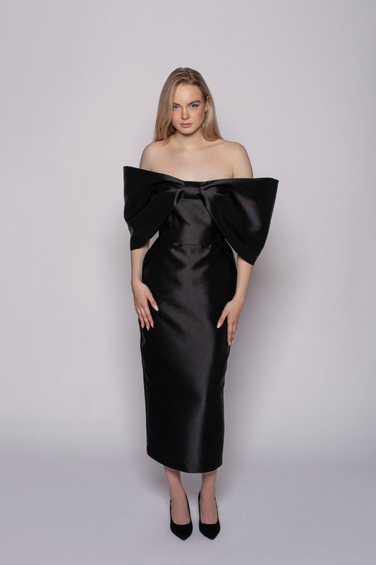 Black Bowtie Dress