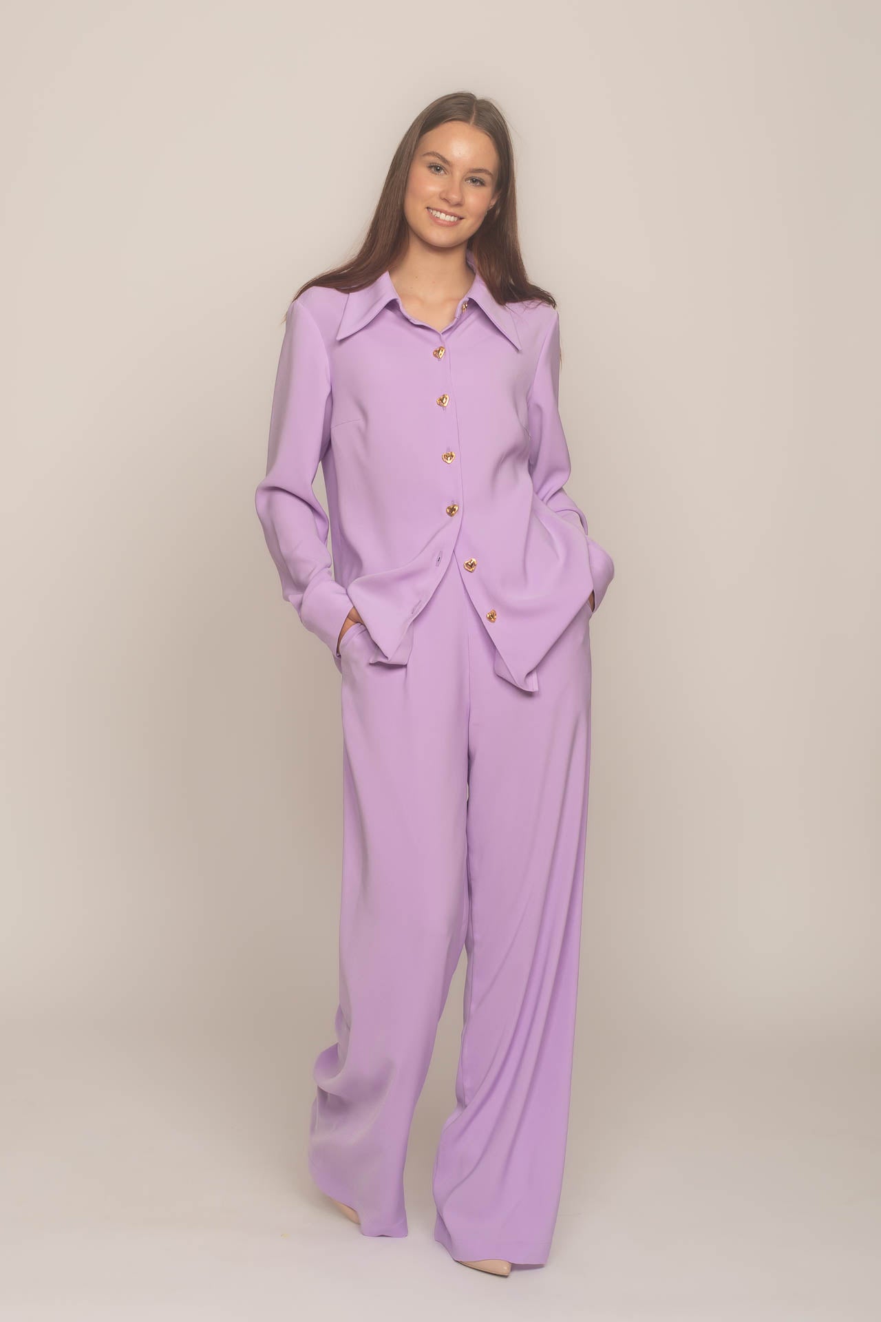 Lavender Blouse & Pants