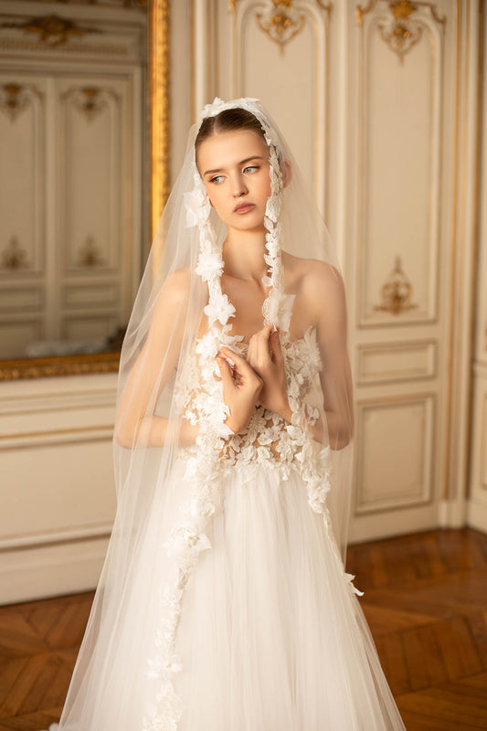 Coralie Gown: Perfect with a Veil