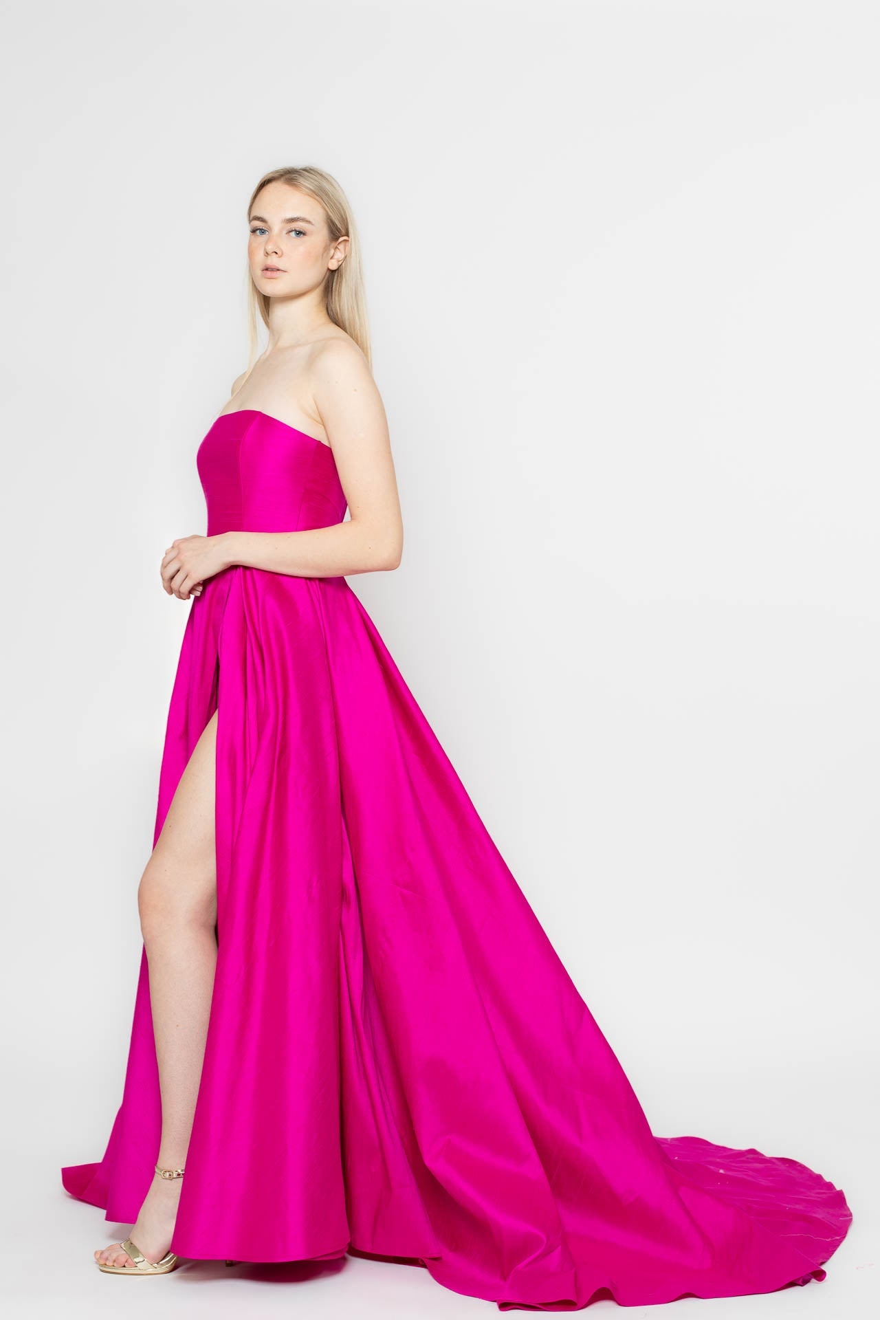 Pink Walking Flower Gown