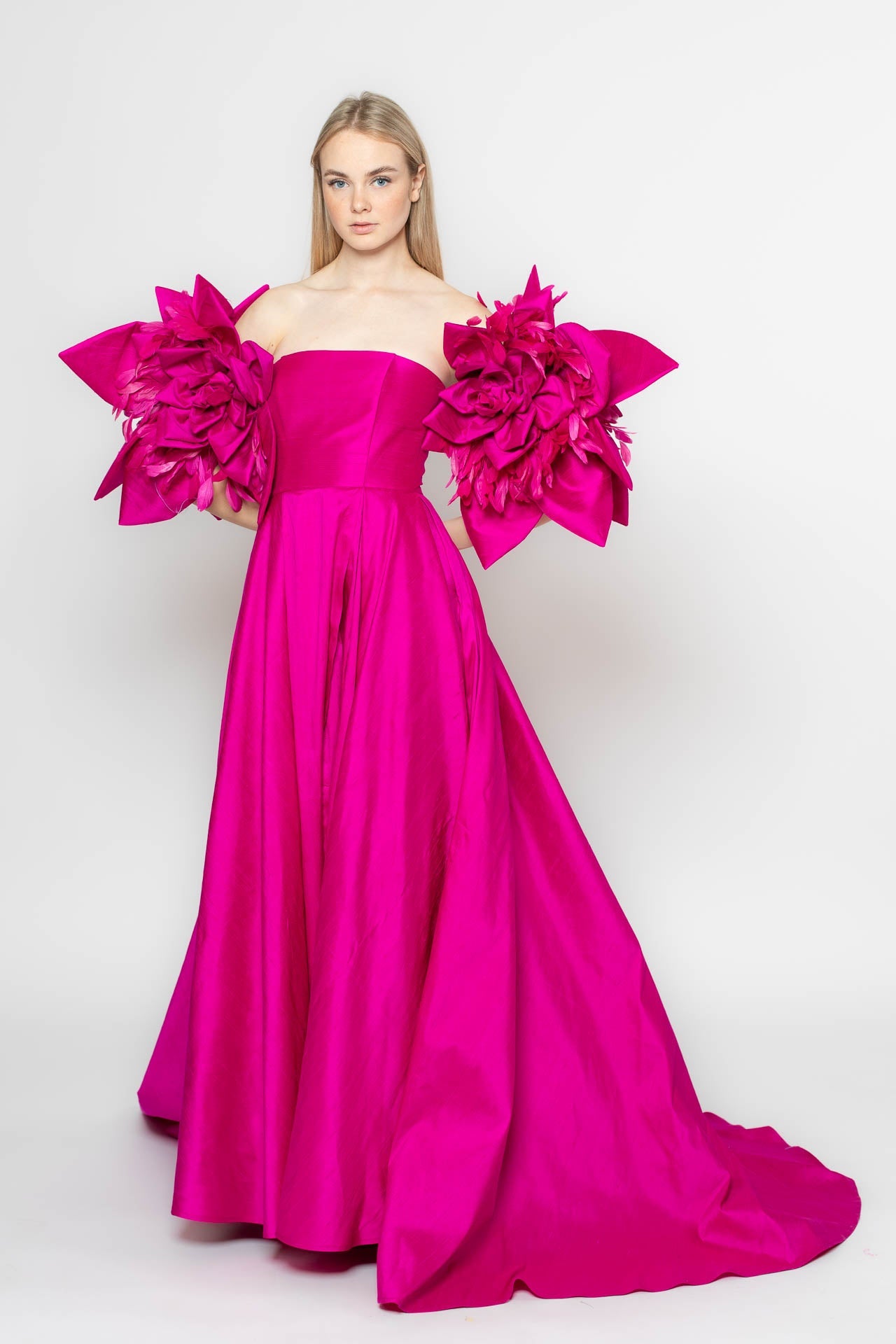 Pink Walking Flower Gown