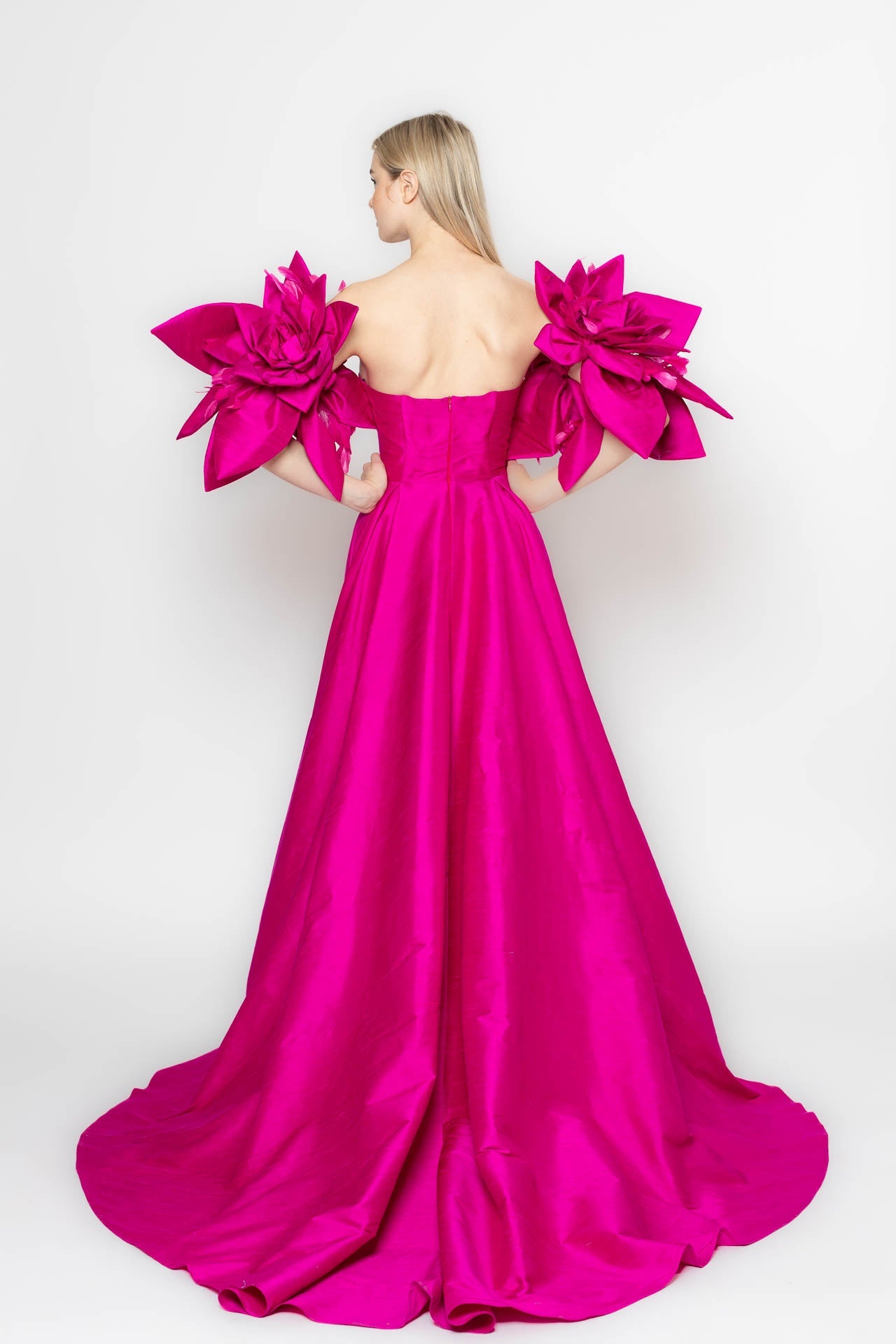 Pink Walking Flower Gown