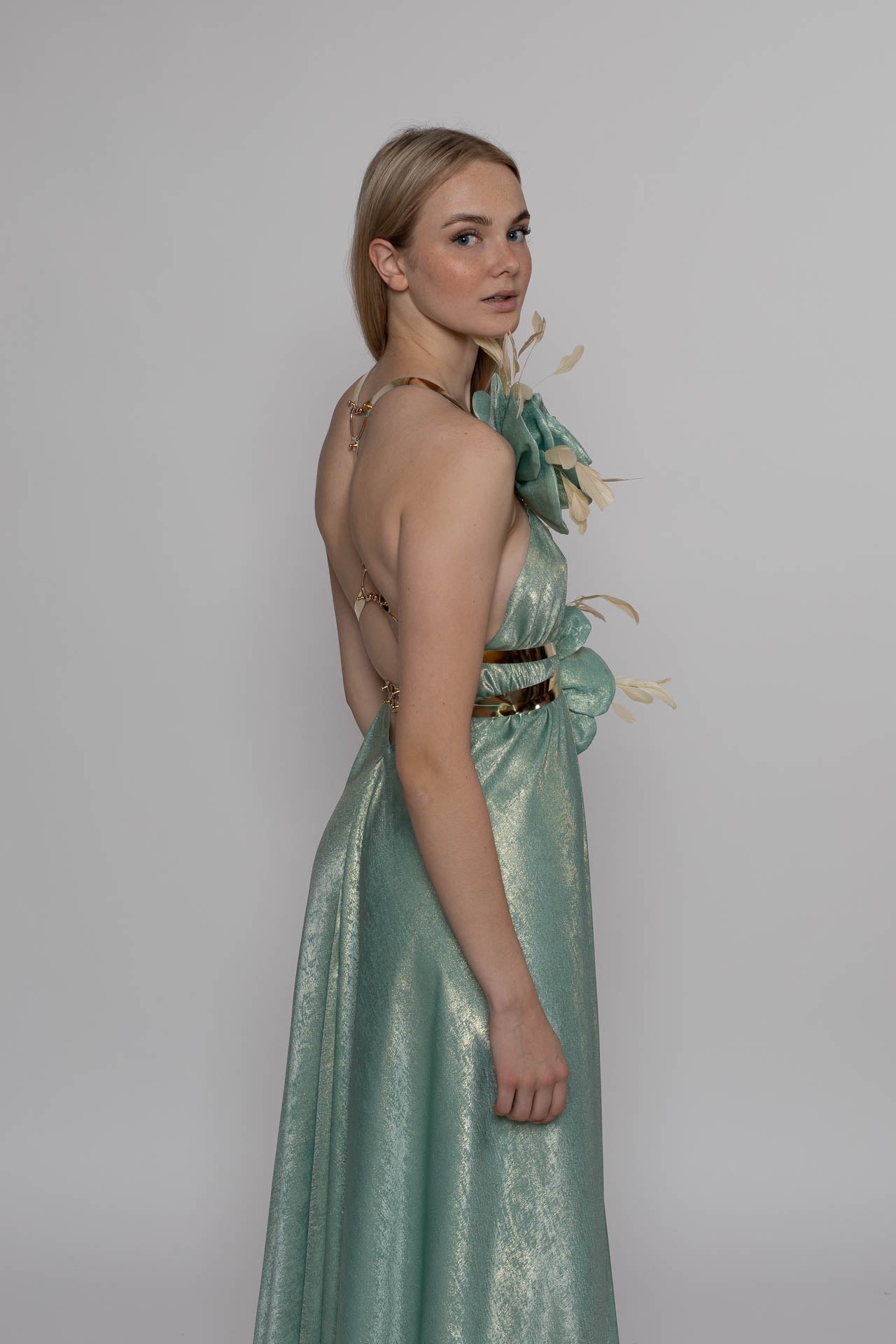 Walking Magic Mint Flower Gown