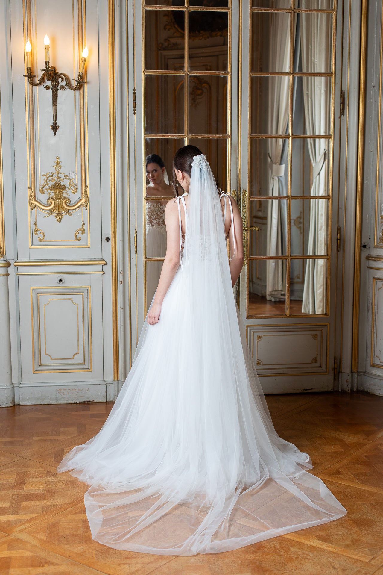 Coralie Gown: Lace Corset Gown