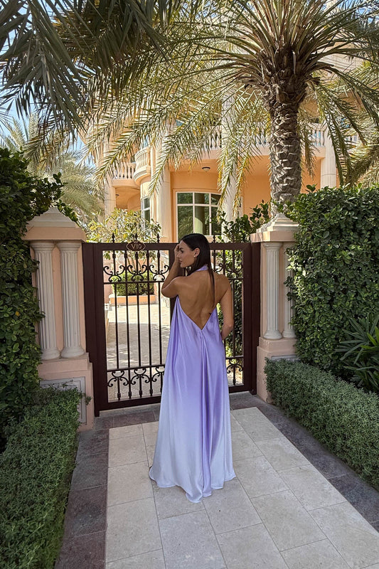 Coral Purple Aphrodite Dress