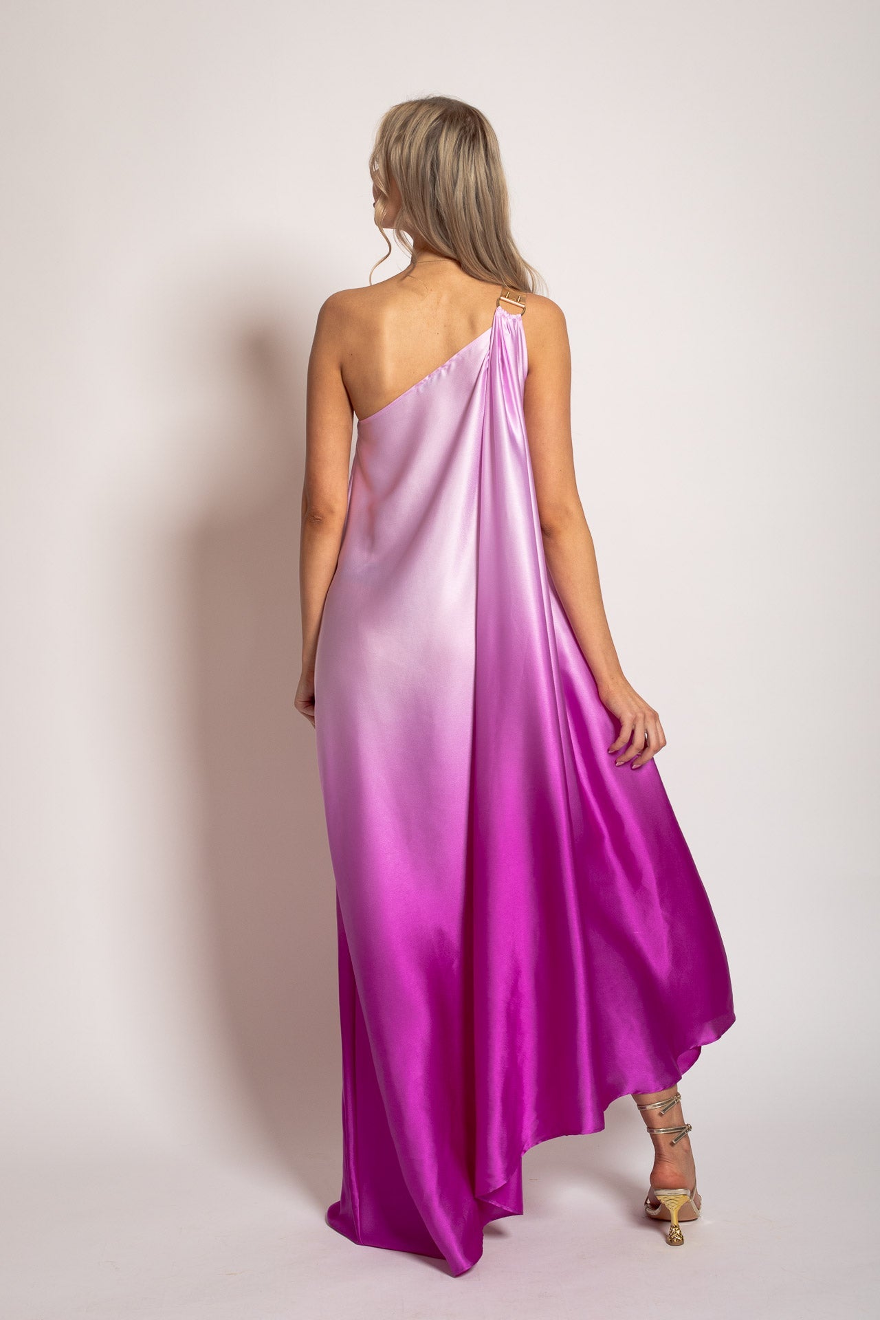 Royal Magenta Flow Dress