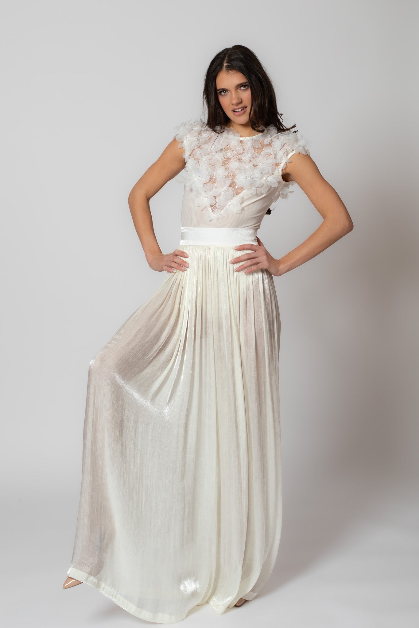 White Translucent Pants: Pair With Bodysuit