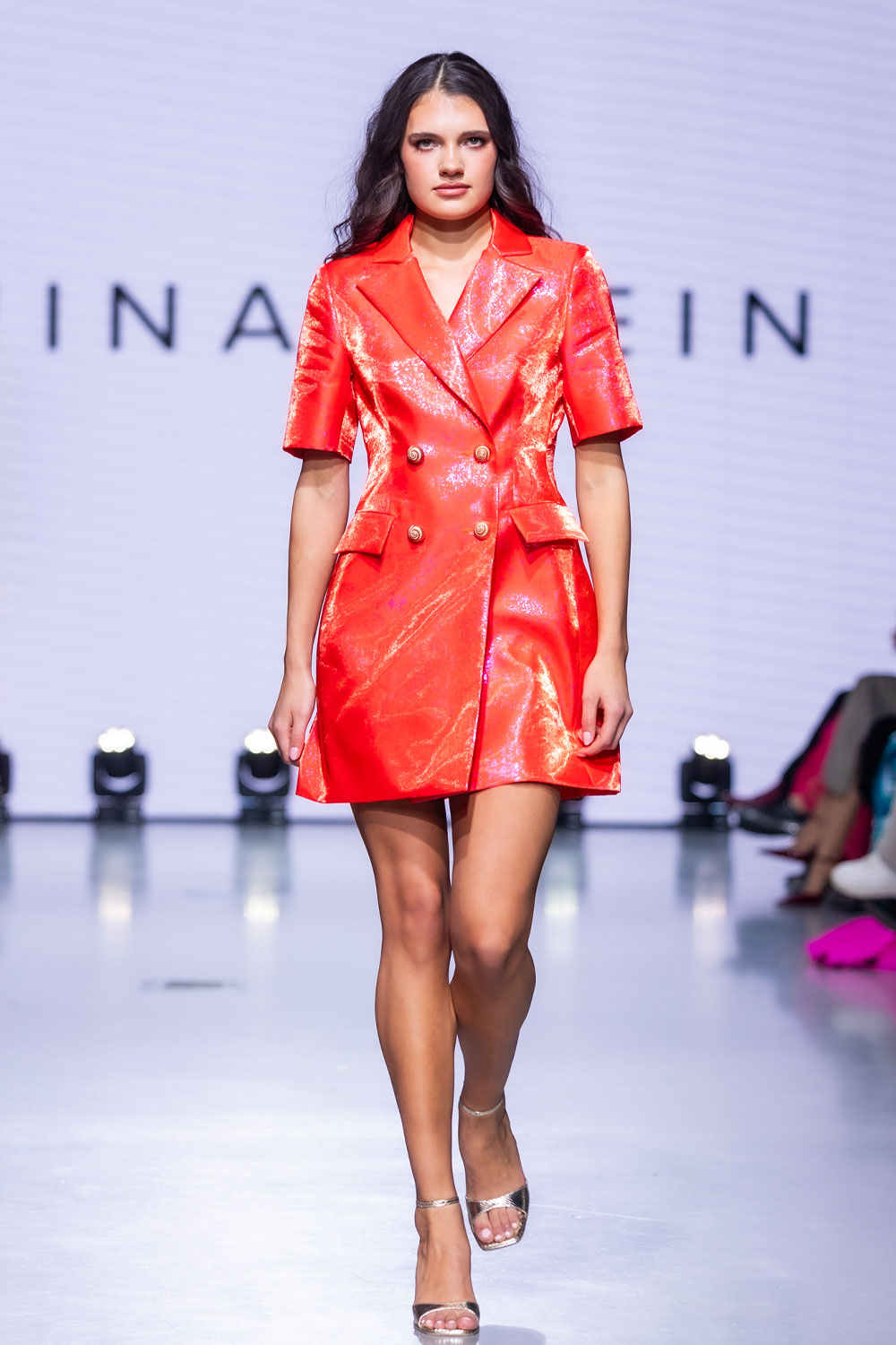 Orange Jacket Dress