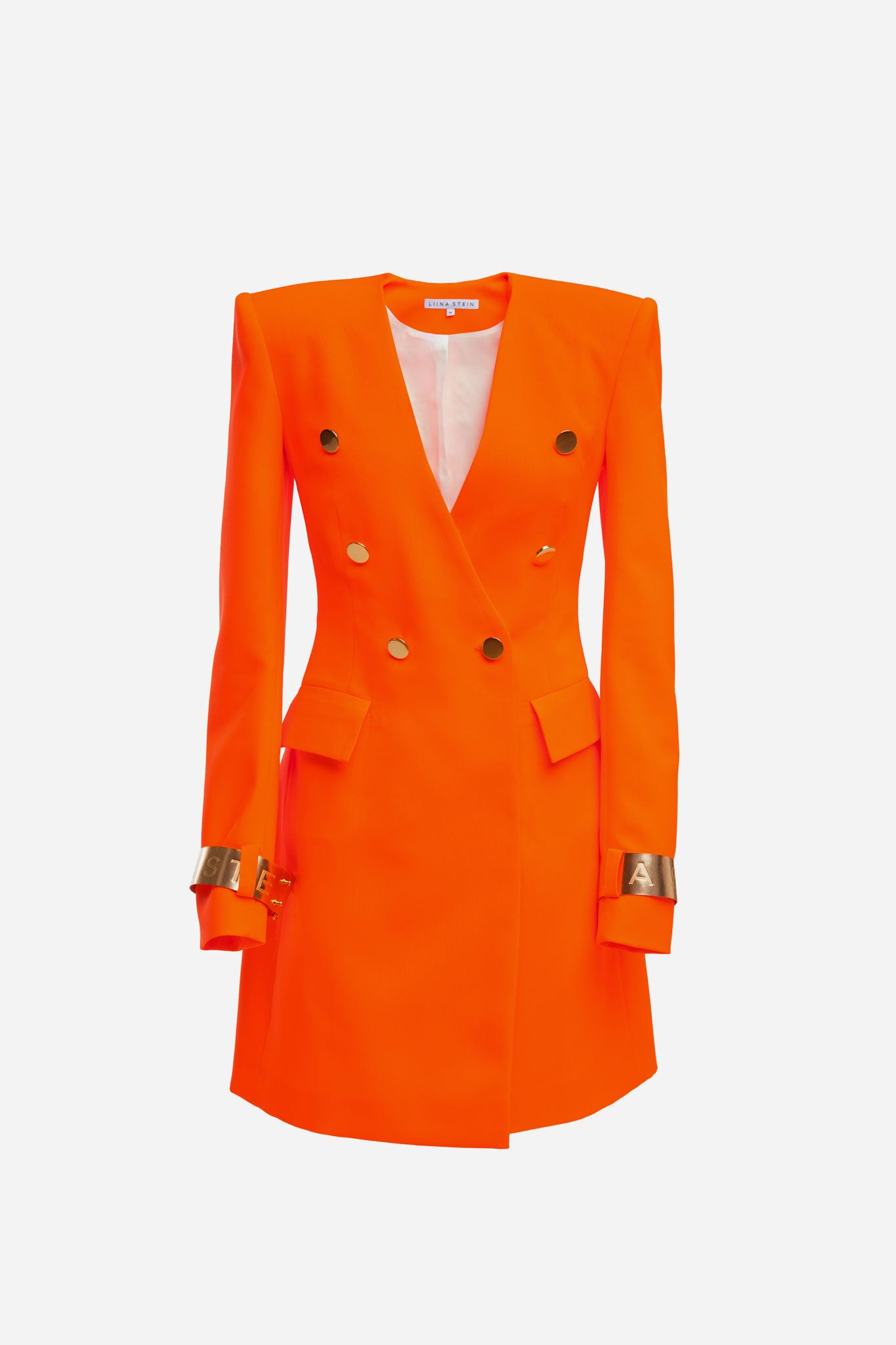 Orange Fluo Jacket-Dress