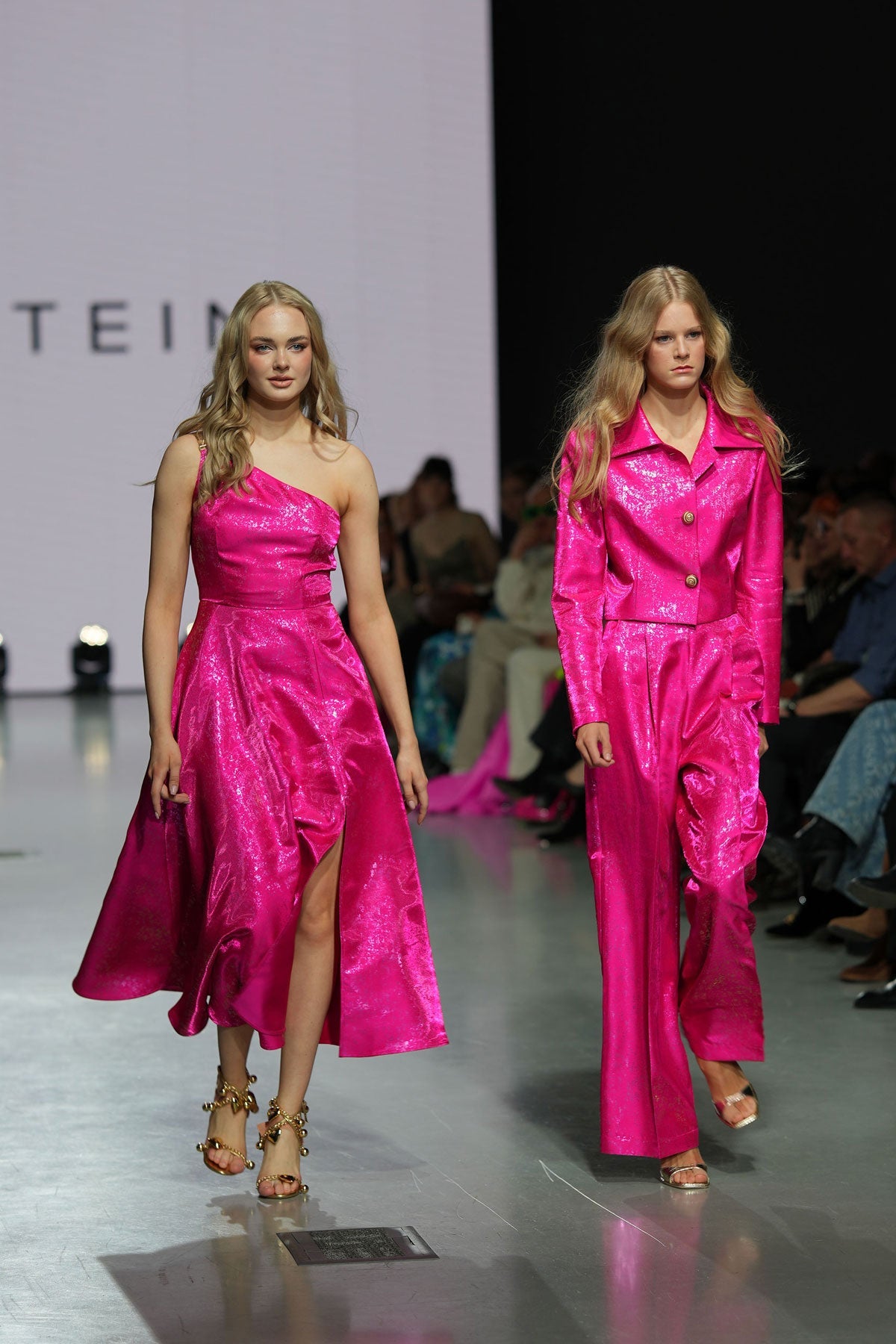Pink Trouser Suit