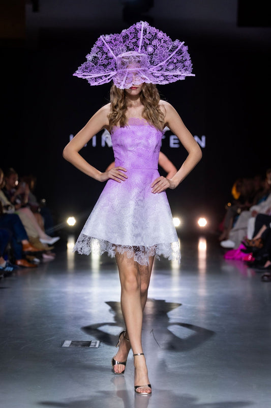 Purple Fleur Sauvage Dress