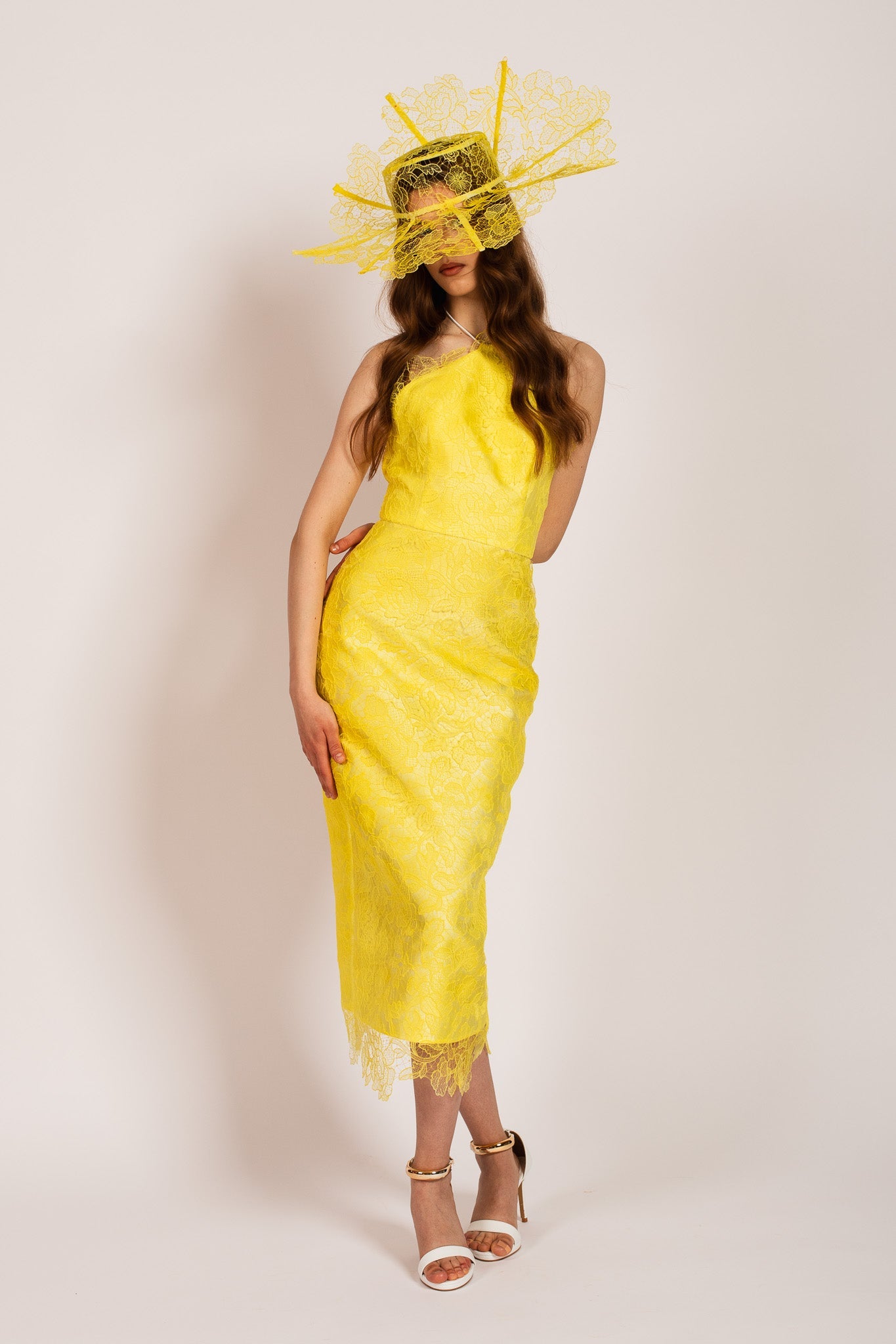 Yellow Fleur Sauvage Dress