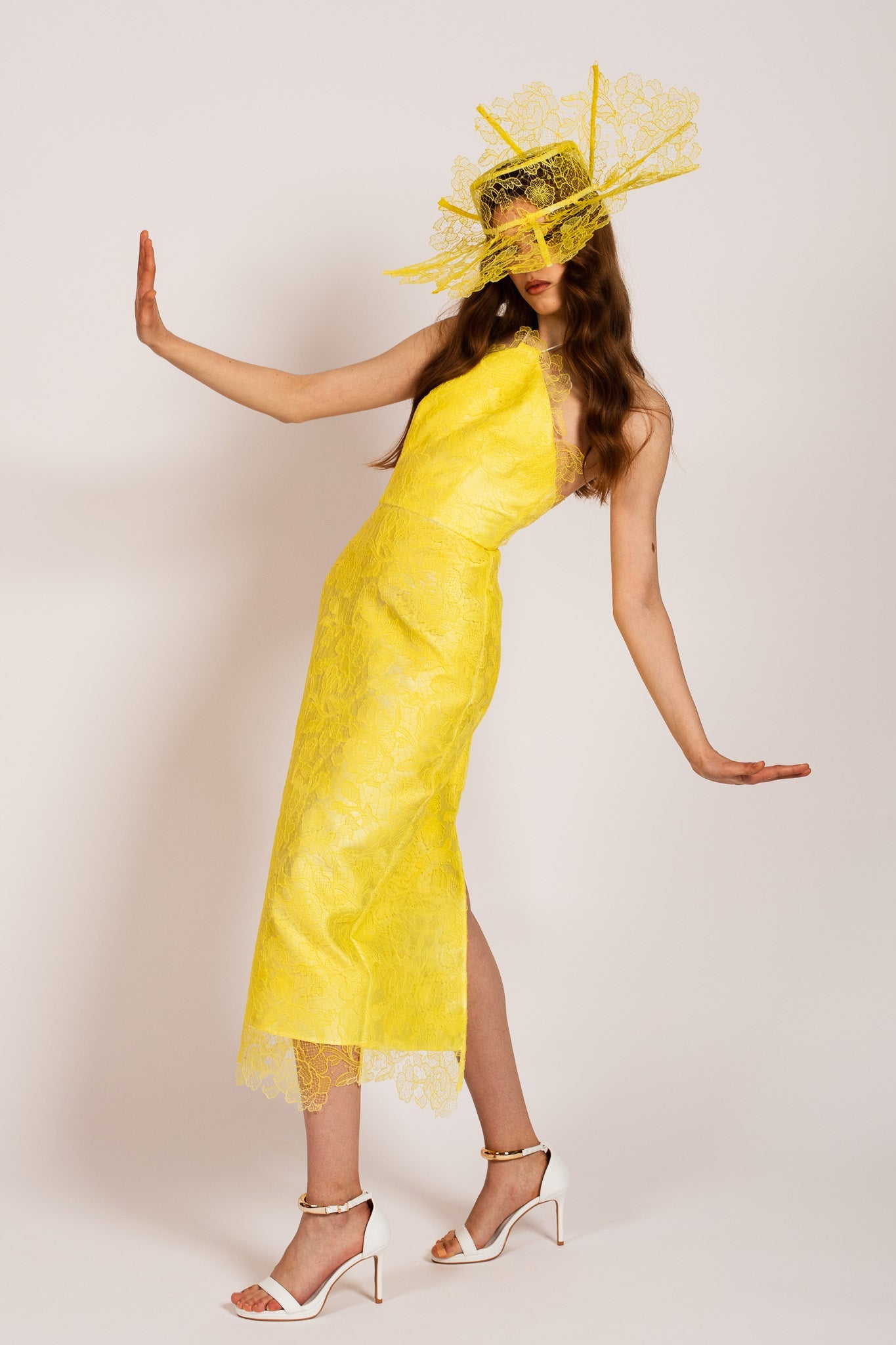 Yellow Fleur Sauvage Dress