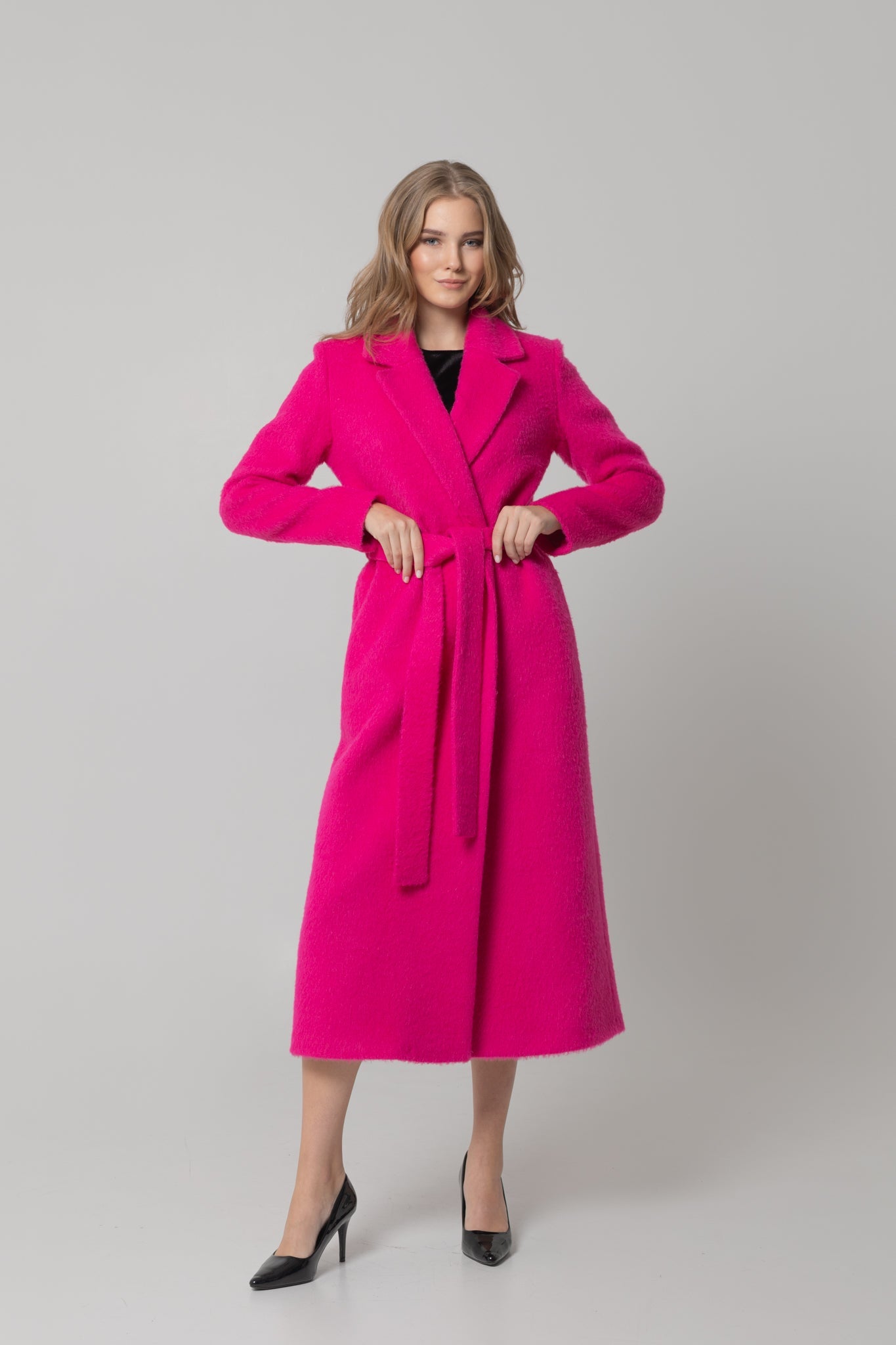 Pink Angora Coat