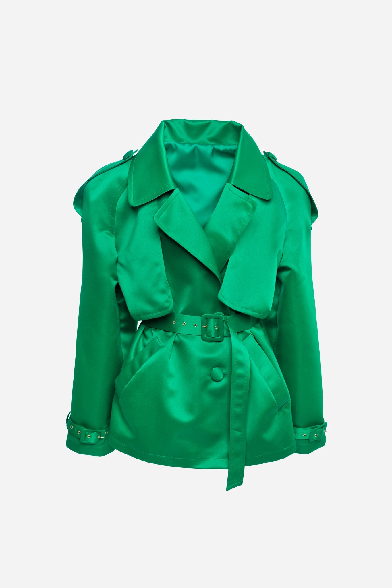 Slammin' Green Trench Coat